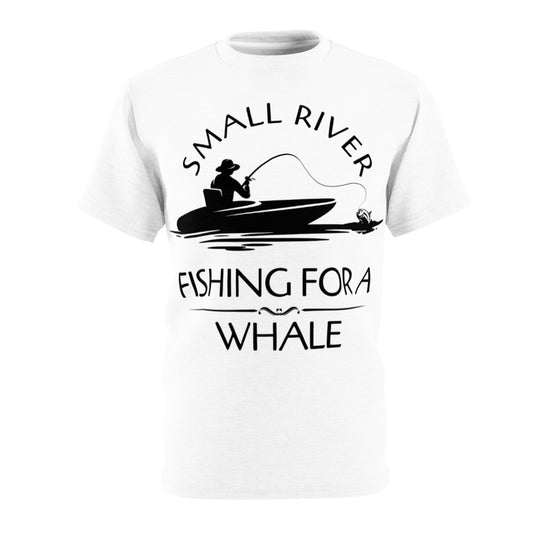 FISHING FOR A WHALE T-SHIRT